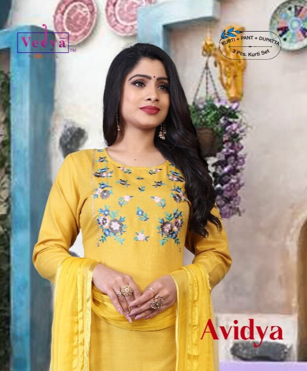 Vedya Avidya Readymade Dress Catalog In Wholesale Price. Purchase Full Catalog of Vedya Avidya in Wholesale Price Online