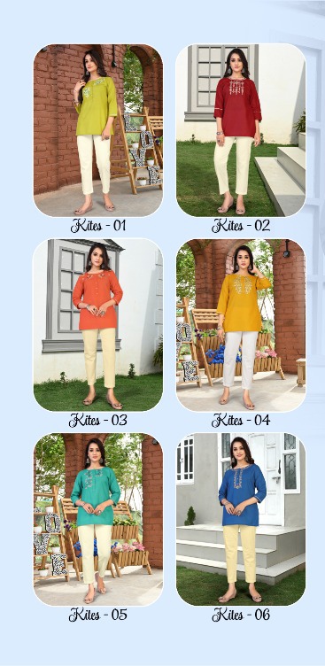 Vedya Kites Tunics Top Wholesale Catalog. Purchase Full Catalog of Tunics Top In Wholesale Price Online