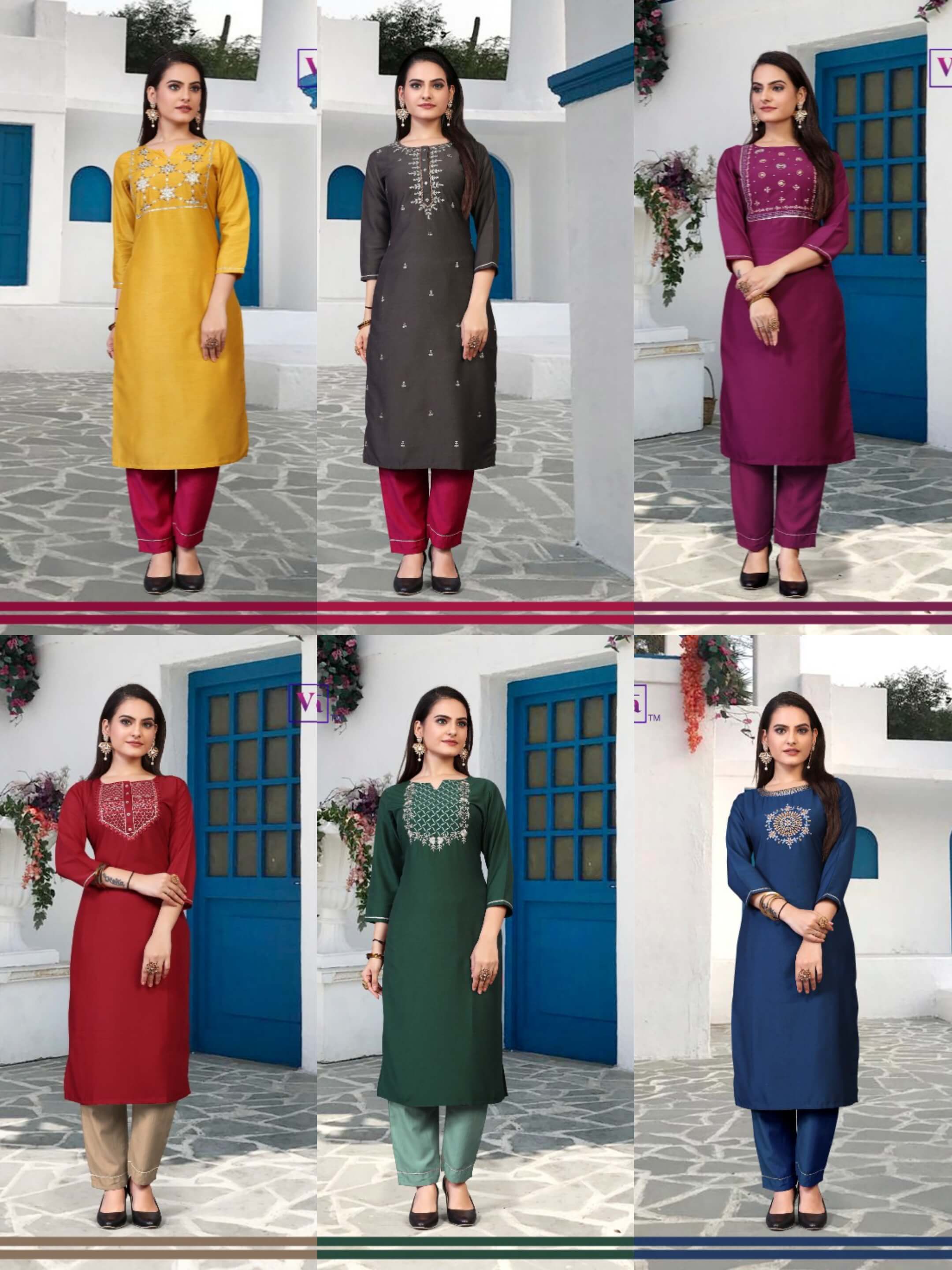 Vedya Mudra Kurti Catalog In Wholesale Price. Purchase Full Catalog of Vedya Mudra Catalog In Wholesale price