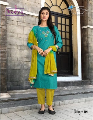 Vedya Nilay Kurti Bottom Dupatta Wholesale Catalog, Buy Full Catalog of Vedya Nilay Kurti Bottom Dupatta At Wholesale Price