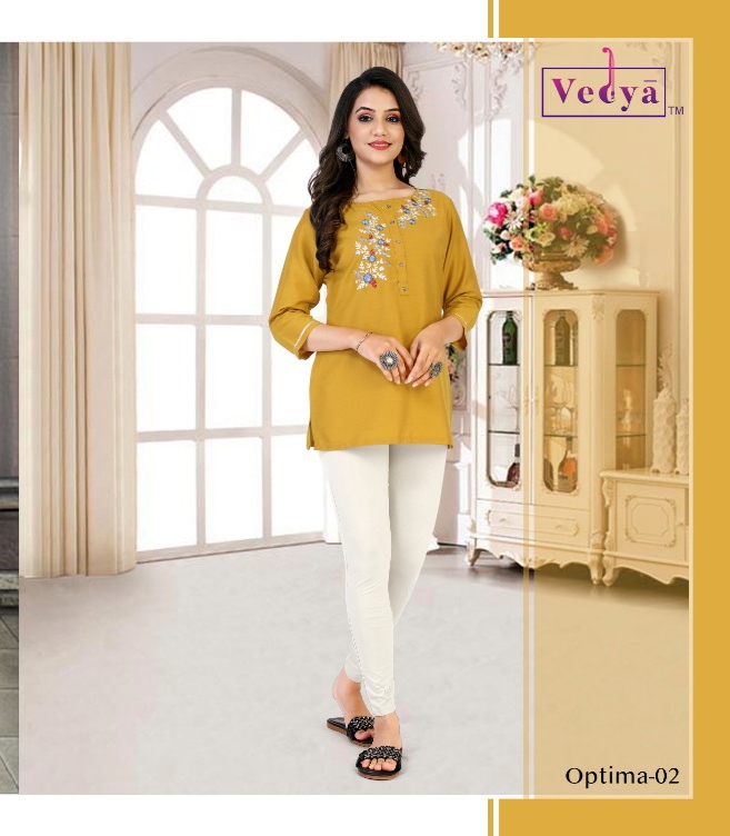 Vedya Optima Tunics Tops Wholesale Catalog. Purchase Full Catalog of Tunics Tops In Wholesale Price Online