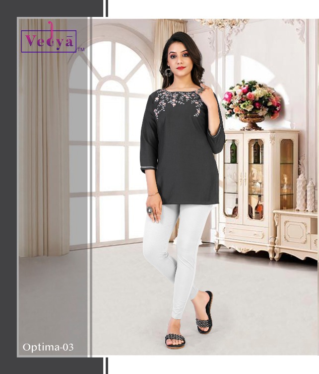 Vedya Optima Tunics Tops Wholesale Catalog. Purchase Full Catalog of Tunics Tops In Wholesale Price Online