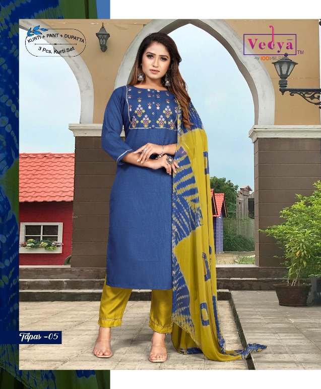 Vedya Tapas Readymade Dress Wholesale Catalog. Purchase Full Catalog of Readymade Dress In Wholesale Price Online