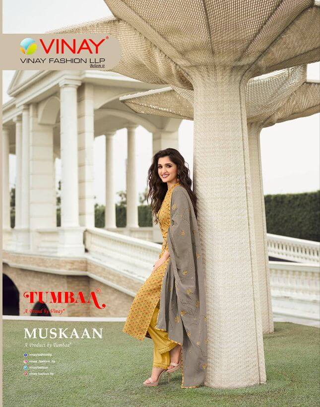 Vinay Tumbaa Muskaan Cotton Printed Readymade Dress Wholesale Catalog