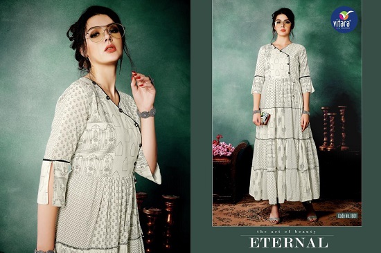 Vitara Fashion Biba Long Gown Kurti Wholesale Catalogue. Vitara Fashion Launches New Long Gown Kurtis Catalogue In Wholesale. Order Vitara Fashion Biba Catalogue Online In Lowest & Cheapest Online Wholesale Price From Surat Textile Bazar. Vitara Fashion Biba 4 Designs Ladies Gown Catalog Wholesale. Shop Vitara Fashion Surat Textile Gowns And Kurtis For Business. Buy Latest New Style Long Gown Kurtis In Wholesale 