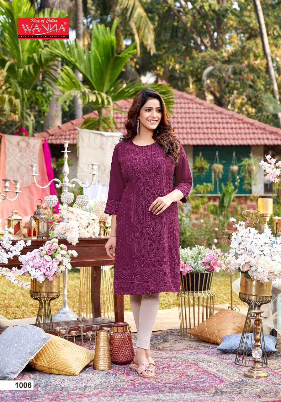 Wanna Bariki Vol 2 Rayon Chiken Work Kurti Wholesaler Catalog, Buy Full Catalog of Wanna Bariki Vol 2 Rayon Chiken Work Kurti At Wholesale Price