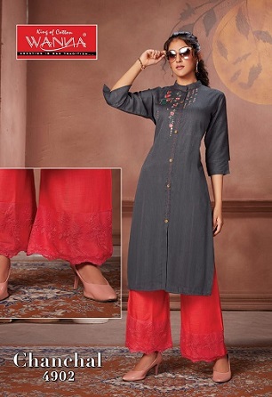 Wanna Chanchal Kurti With Plazzo Wholesale Catalog, Buy Full Catalog of Wanna Chanchal Kurti With Plazzo At Wholesale Price