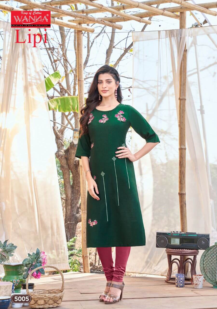 Wanna Lipi Vol 5 Daily Wear Kurti Catalog In Wholesale Price. Purchase Full Catalog of Lipi Vol 5 In Wholesale Price Online