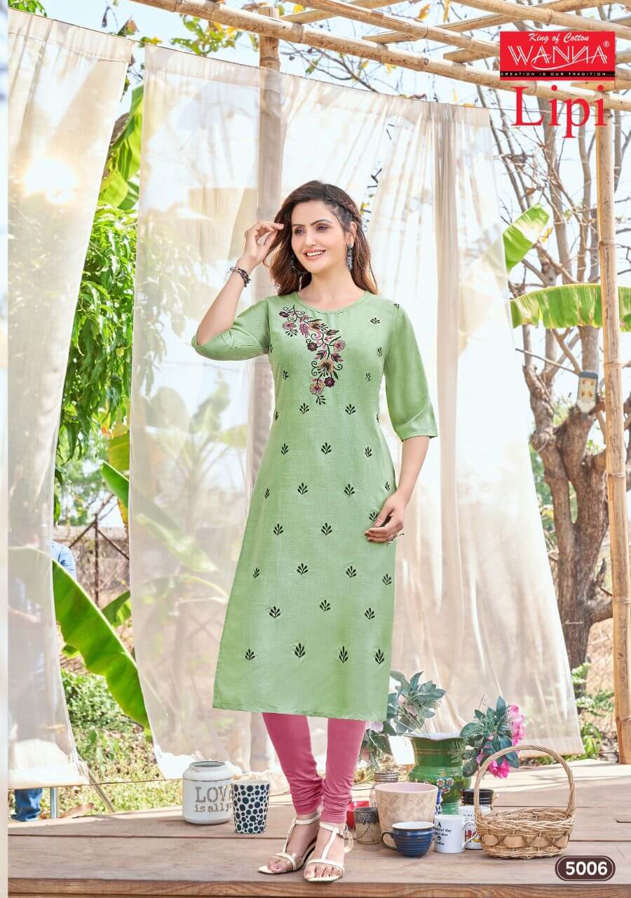 Wanna Lipi Vol 5 Daily Wear Kurti Catalog In Wholesale Price. Purchase Full Catalog of Lipi Vol 5 In Wholesale Price Online