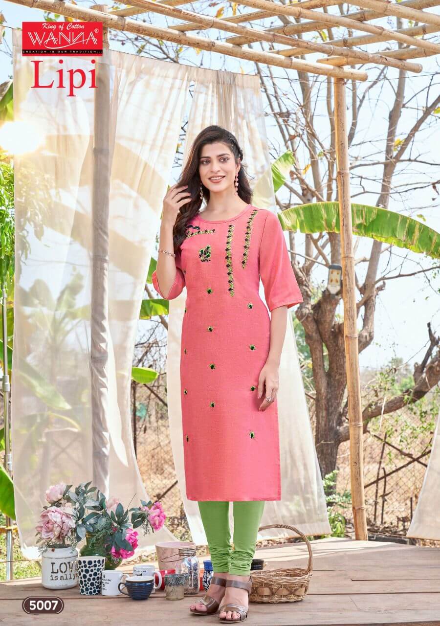 Wanna Lipi Vol 5 Daily Wear Kurti Catalog In Wholesale Price. Purchase Full Catalog of Lipi Vol 5 In Wholesale Price Online