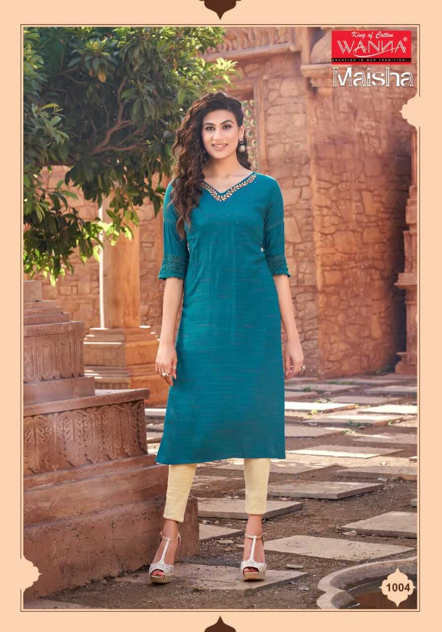 Wanna Maisha Rayon Kurtis Catalog In Wholesale Price. Purchase Full Catalog of Wanna Maisha In Wholesale Price Online