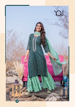 Wanna Malhaar Kurtis with Sharara and Dupatta wholesale catalog, Buy Full catalog of Wanna Malhaar Kurtis with Sharara and Dupatta at wholesale Price