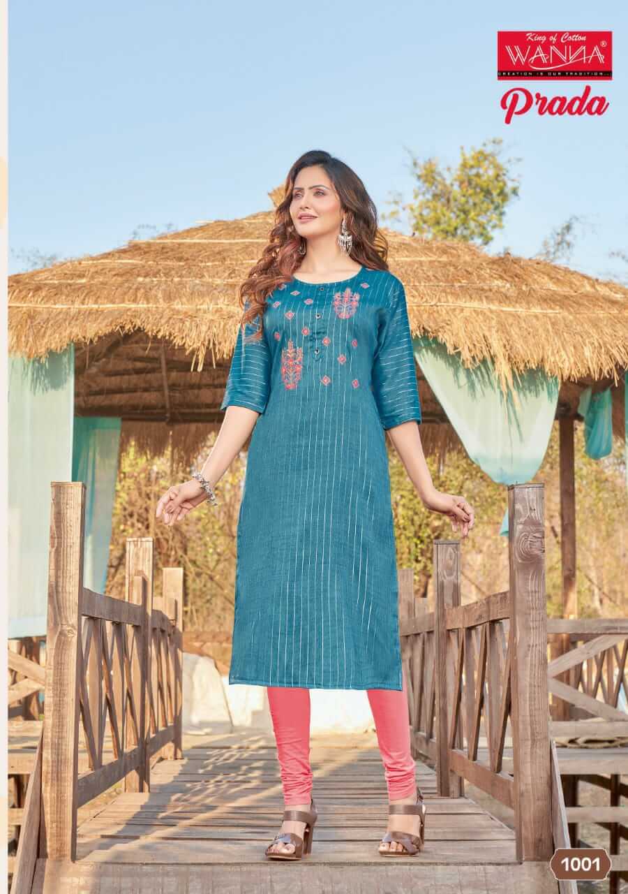 Wanna Prada Daily WearKurti Catalog In Wholesale Price. Purchase Full Catalog of Wanna Prada Catalog In Wholesale Price online