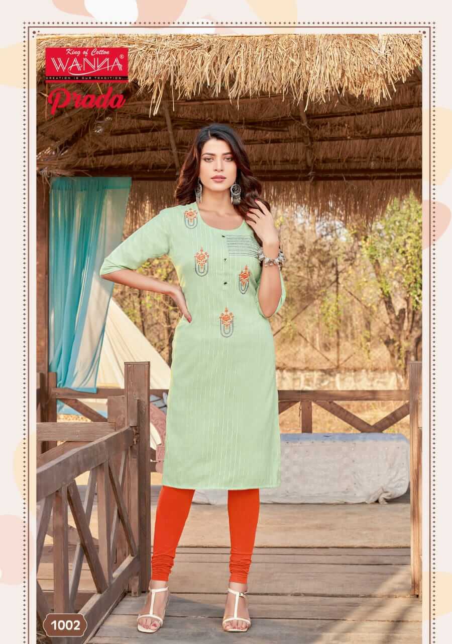 Wanna Prada Daily WearKurti Catalog In Wholesale Price. Purchase Full Catalog of Wanna Prada Catalog In Wholesale Price online