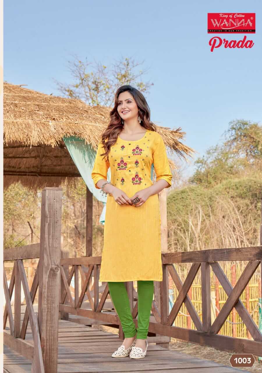 Wanna Prada Daily WearKurti Catalog In Wholesale Price. Purchase Full Catalog of Wanna Prada Catalog In Wholesale Price online