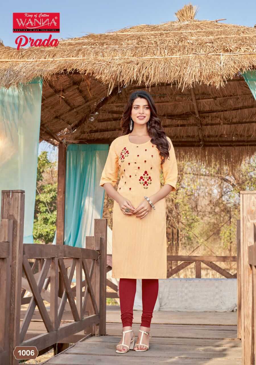 Wanna Prada Daily WearKurti Catalog In Wholesale Price. Purchase Full Catalog of Wanna Prada Catalog In Wholesale Price online