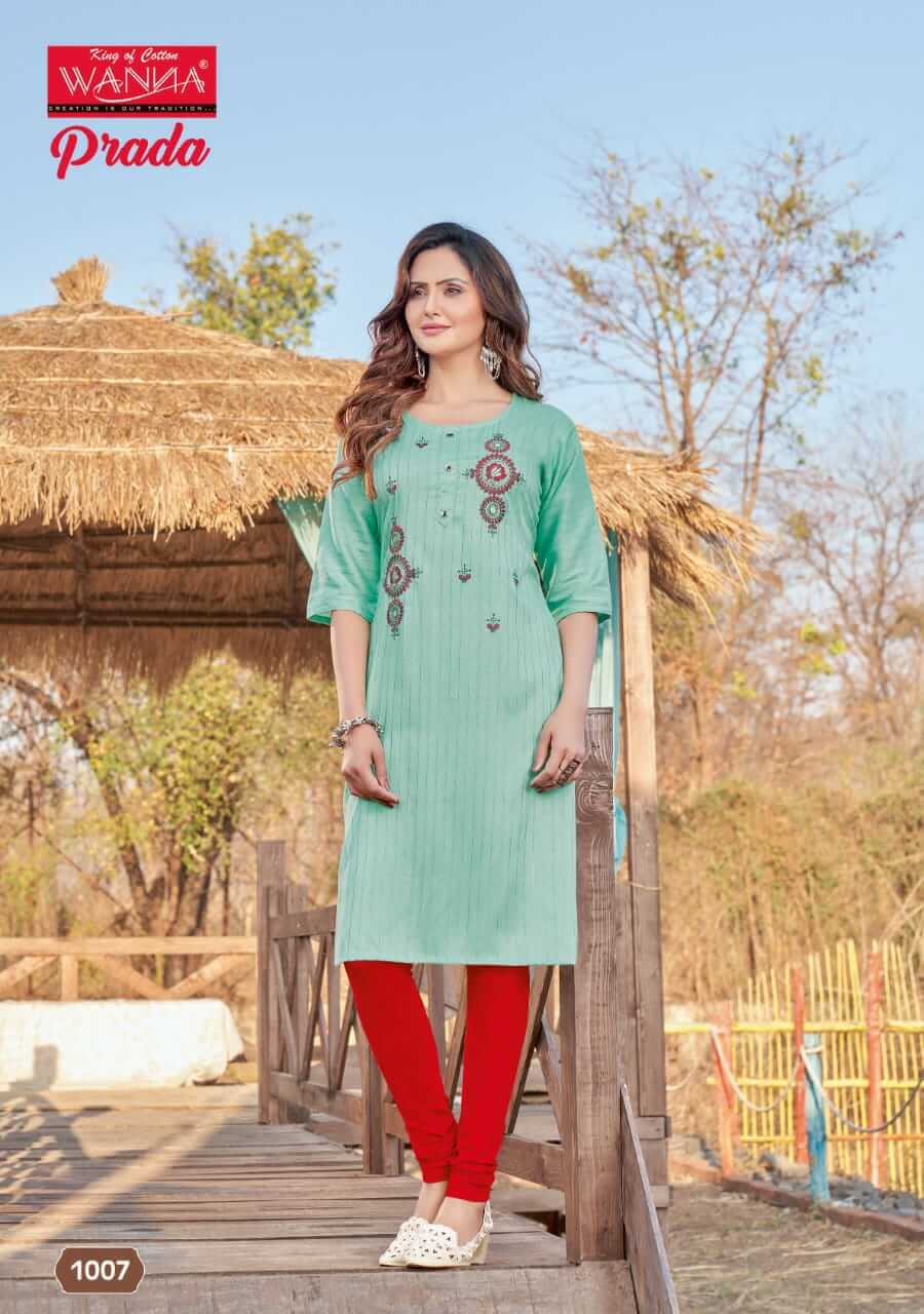 Wanna Prada Daily WearKurti Catalog In Wholesale Price. Purchase Full Catalog of Wanna Prada Catalog In Wholesale Price online