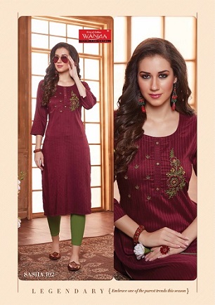 Wanna Sasha Fancy Sober Look Kurtis Wholesale Catalog, Buy Full Catalog of Wanna Sasha Fancy Sober Look Kurtis At Wholesale Price