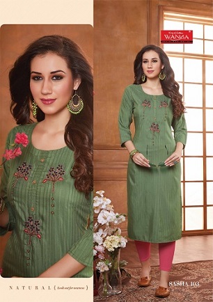 Wanna Sasha Fancy Sober Look Kurtis Wholesale Catalog, Buy Full Catalog of Wanna Sasha Fancy Sober Look Kurtis At Wholesale Price