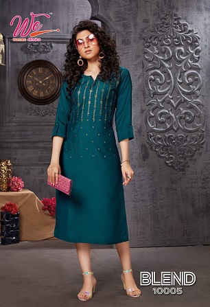 We Blend Kurtis Wholesale Catalog, Buy Full Catalog of We Blend Kurtis At Wholesale Price