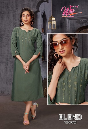 We Blend Kurtis Wholesale Catalog, Buy Full Catalog of We Blend Kurtis At Wholesale Price