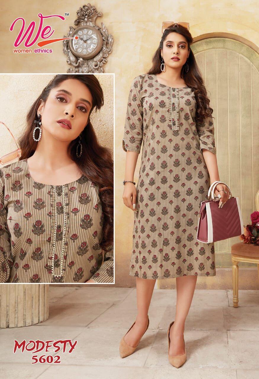 We Modesty Cotton Kurtis Wholesale Catalog. Purchase Full Catalog of Cotton Kurtis In Wholesale Price Online