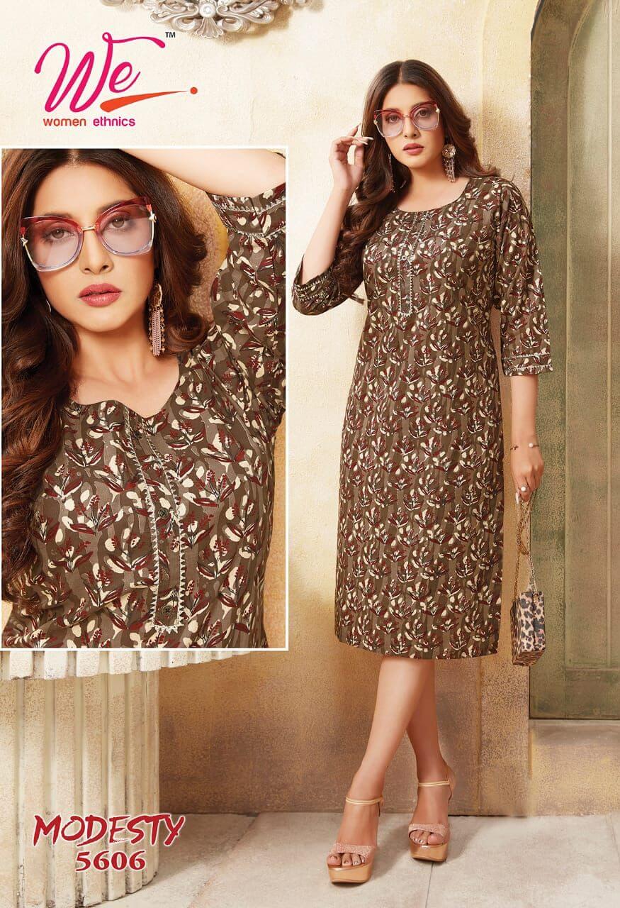 We Modesty Cotton Kurtis Wholesale Catalog. Purchase Full Catalog of Cotton Kurtis In Wholesale Price Online