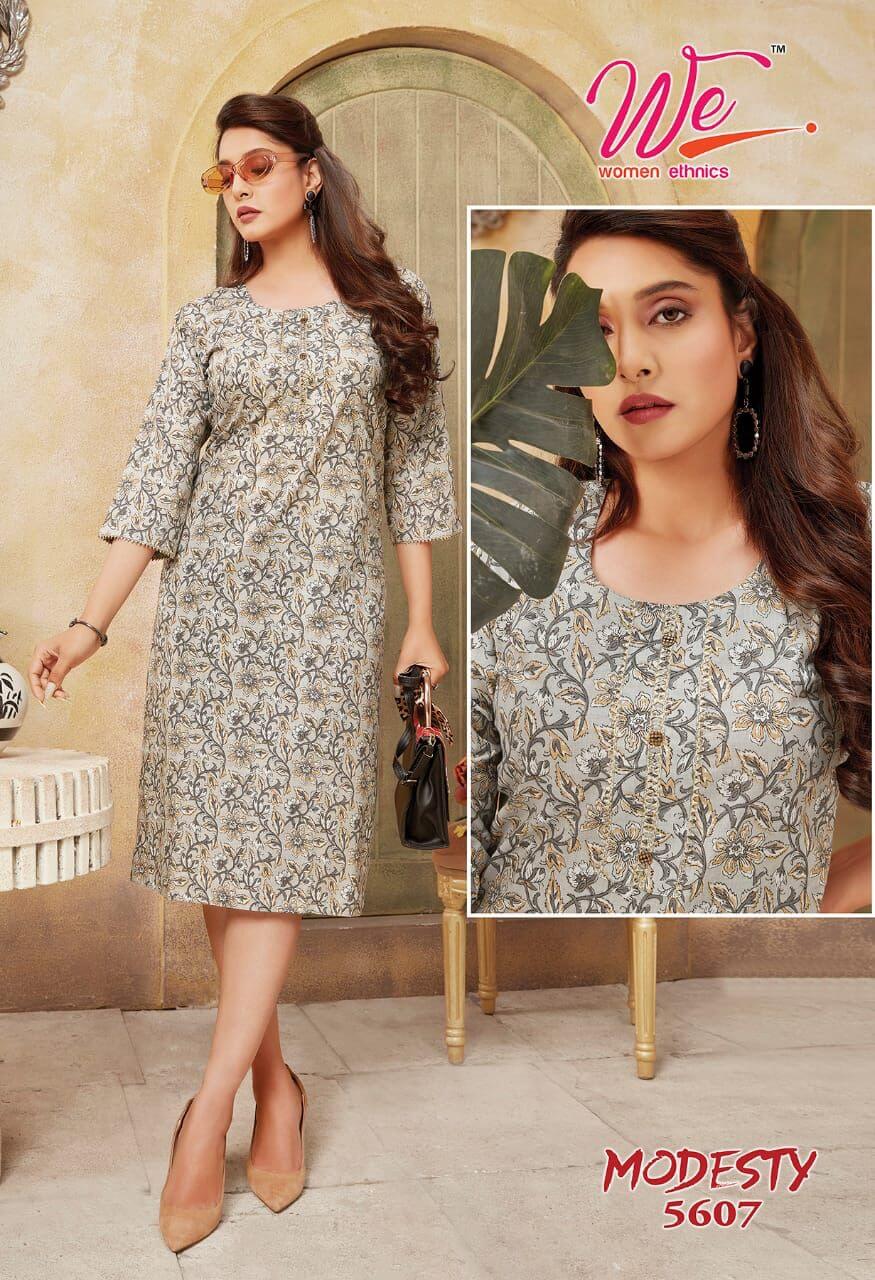 We Modesty Cotton Kurtis Wholesale Catalog. Purchase Full Catalog of Cotton Kurtis In Wholesale Price Online