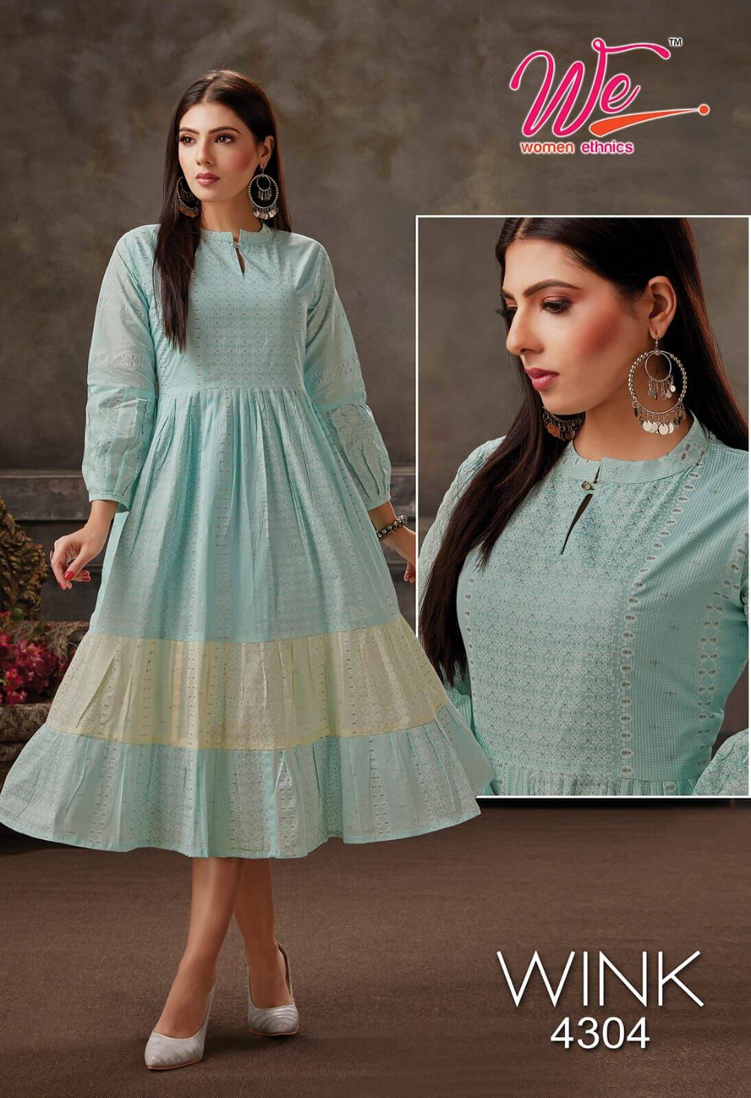 We Wink Casual Wear Kurti Catalog In Wholesale Price. Purchase Full Catalog of We Wink In Wholesale Price Online