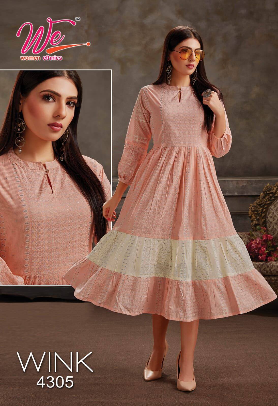 We Wink Casual Wear Kurti Catalog In Wholesale Price. Purchase Full Catalog of We Wink In Wholesale Price Online