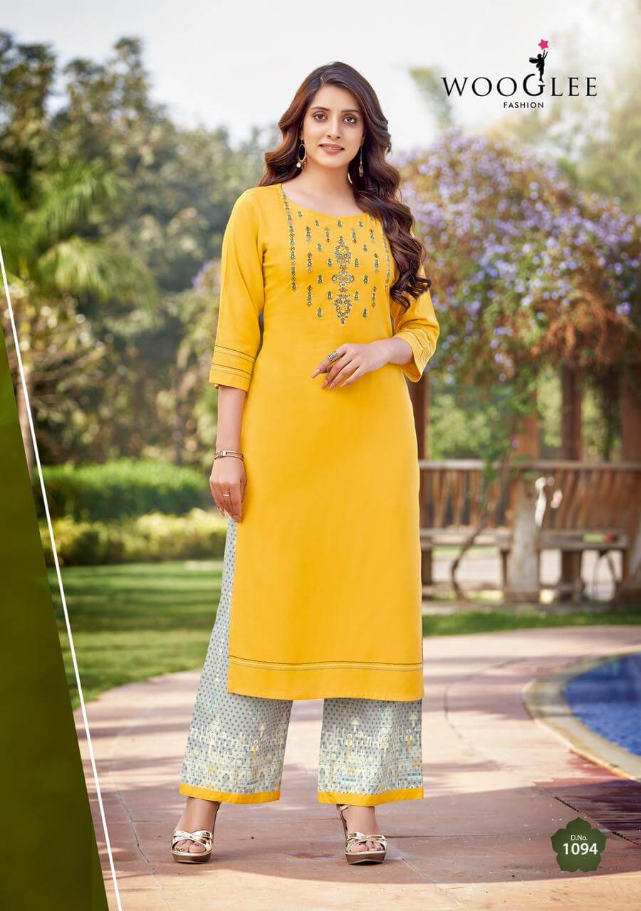 Wooglee Celebration Vol 15 Kurti With Bottom Catalog In Wholesale Price. Purchase Full Catalog of Wooglee Celebration Vol 15 In Wholesale Price Online