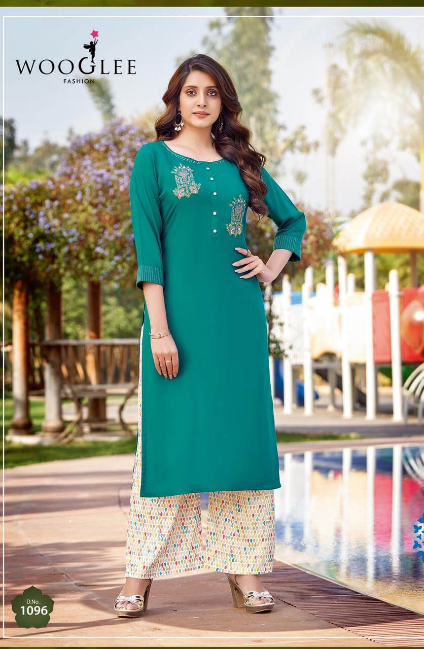 Wooglee Celebration Vol 15 Kurti With Bottom Catalog In Wholesale Price. Purchase Full Catalog of Wooglee Celebration Vol 15 In Wholesale Price Online