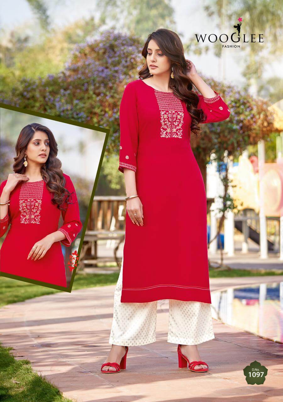 Wooglee Celebration Vol 15 Kurti With Bottom Catalog In Wholesale Price. Purchase Full Catalog of Wooglee Celebration Vol 15 In Wholesale Price Online