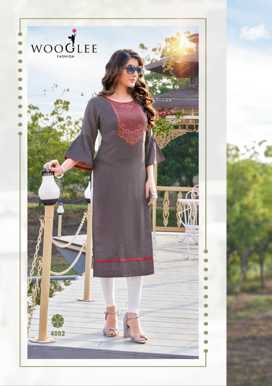 Wooglee Flora Viscose Kurtis Catalog In Wholesale Price. Purchase Full Catalog of Wooglee Flora In Wholesale Price Online