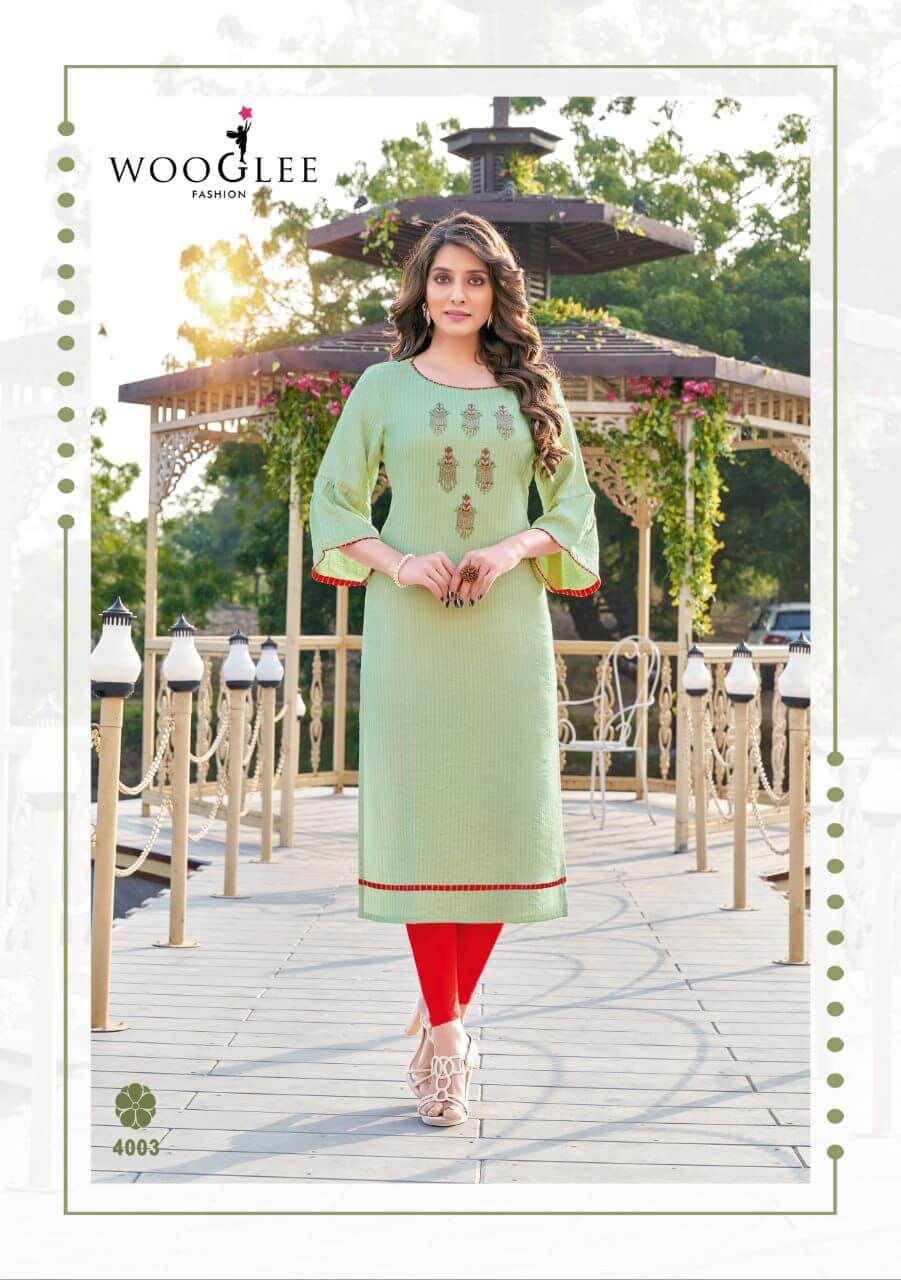 Wooglee Flora Viscose Kurtis Catalog In Wholesale Price. Purchase Full Catalog of Wooglee Flora In Wholesale Price Online