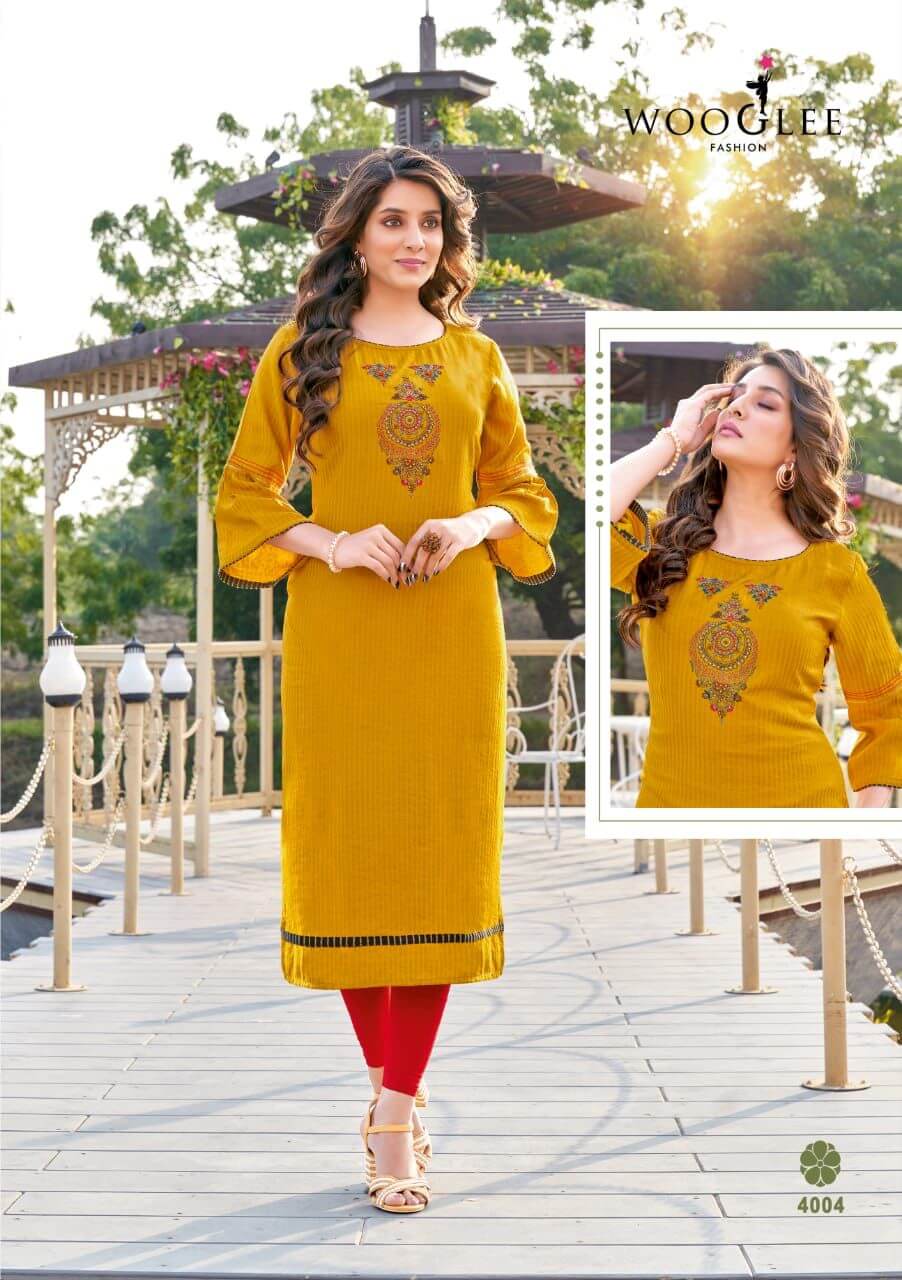 Wooglee Flora Viscose Kurtis Catalog In Wholesale Price. Purchase Full Catalog of Wooglee Flora In Wholesale Price Online