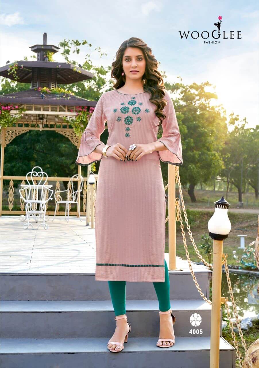 Wooglee Flora Viscose Kurtis Catalog In Wholesale Price. Purchase Full Catalog of Wooglee Flora In Wholesale Price Online