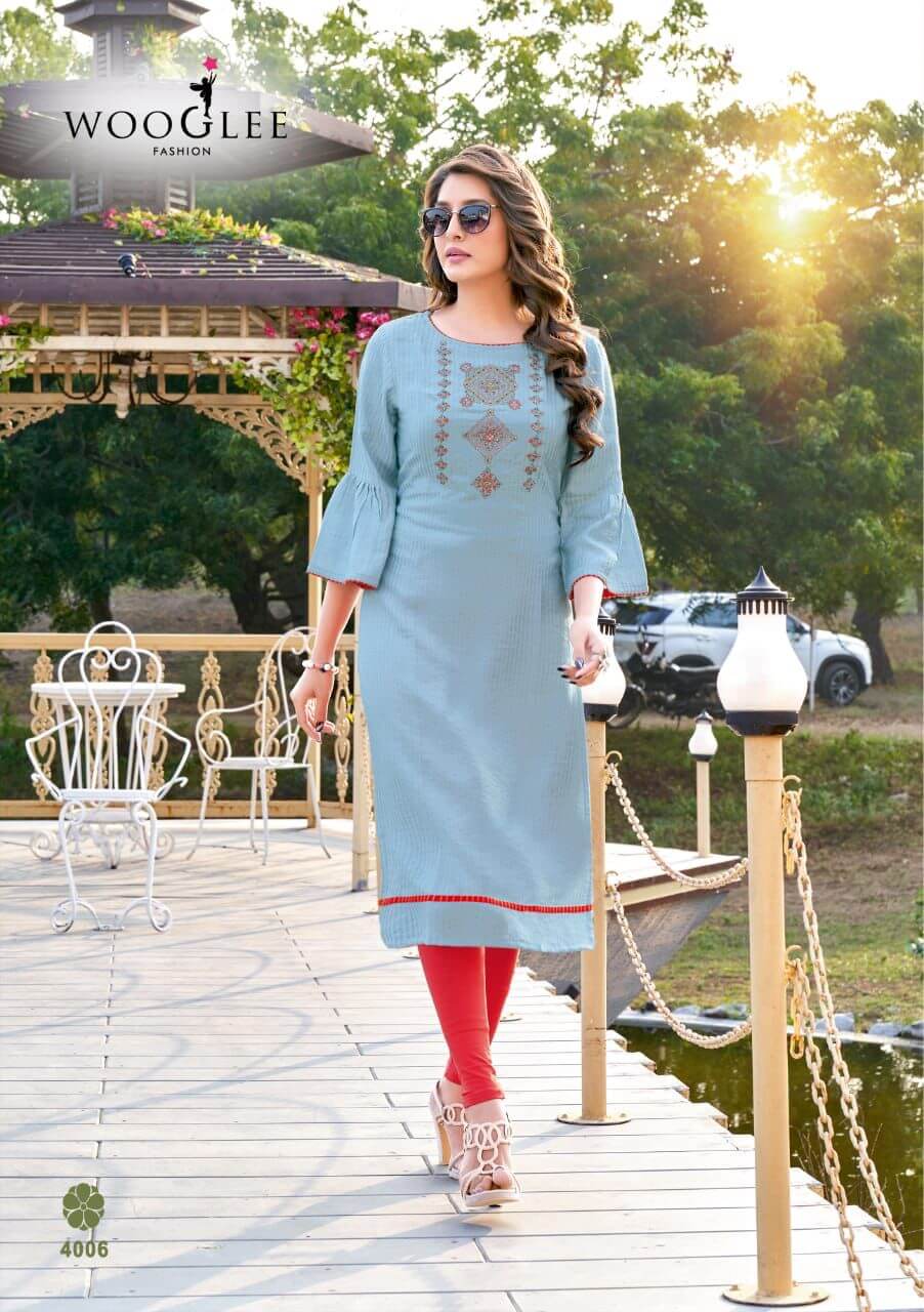 Wooglee Flora Viscose Kurtis Catalog In Wholesale Price. Purchase Full Catalog of Wooglee Flora In Wholesale Price Online