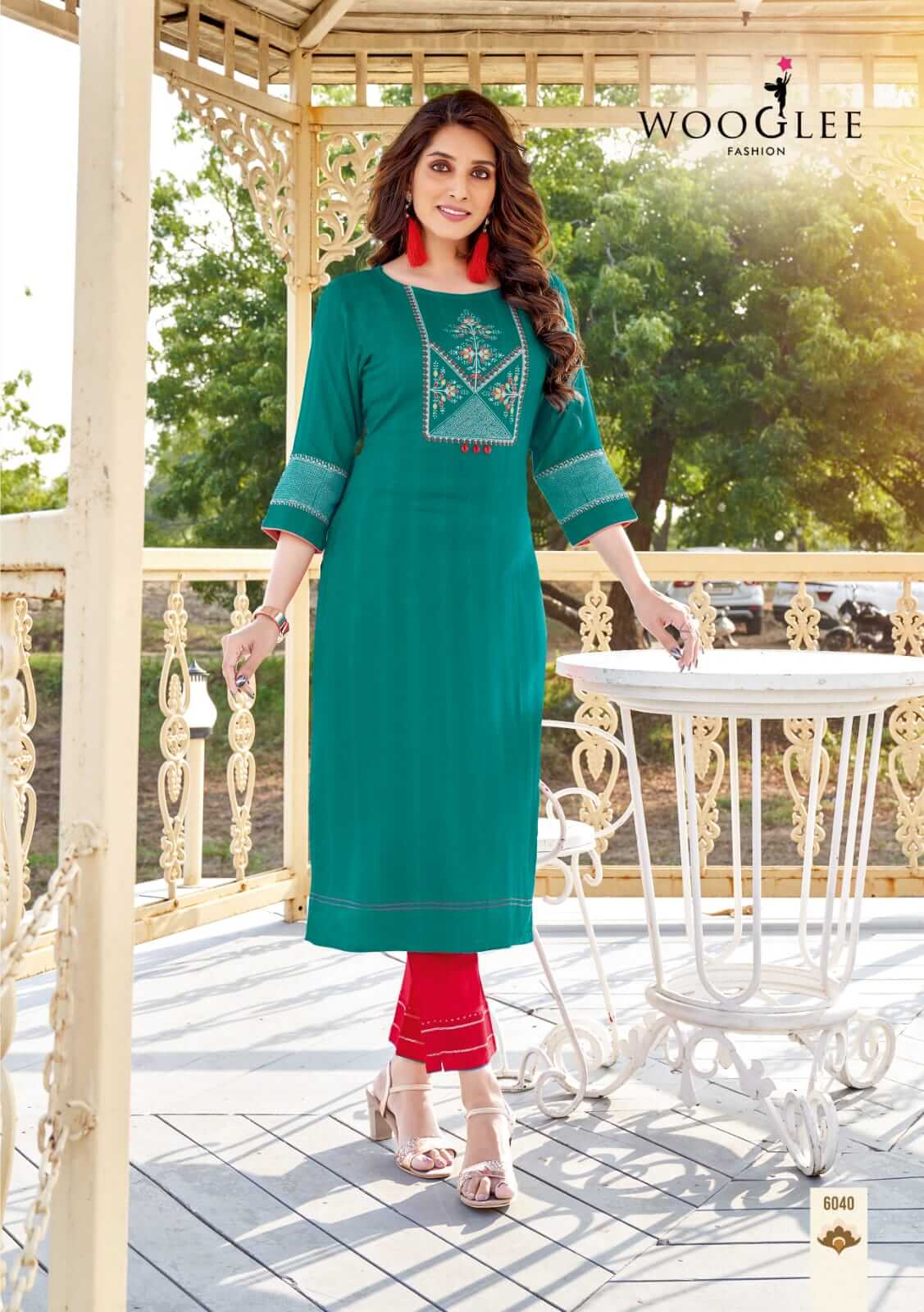 Wooglee Kesar Vol 6 Viscose Kurtis With Pant Wholesale Catalog, Buy Full Catalog of Wooglee Kesar Vol 6 Viscose Kurtis With Pant At Wholesale Price