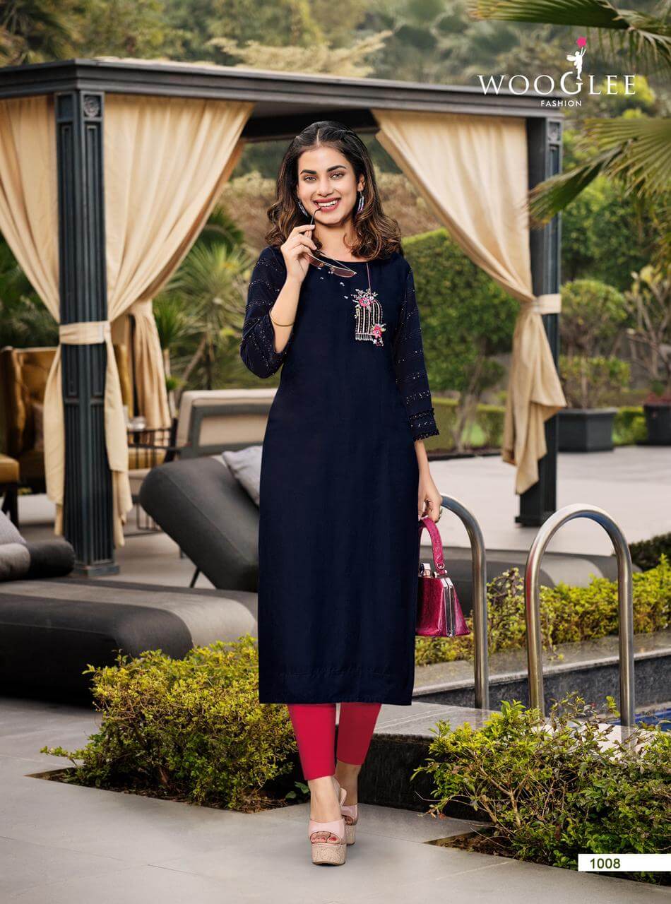 Wooglee Maryam Viscose Kurti Catalog In Wholesale Price. Purchase Full Catalog of Wooglee Maryam In Wholesale Price Online