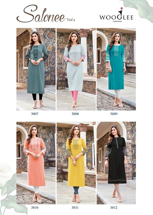 Wooglee Salonee 2 Kurti Wholesale Catalog, Buy Full Catalog of Wooglee Salonee 2 Kurti At Wholesale Price