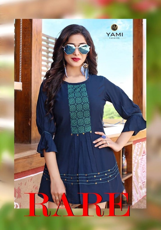 Yami Rare Western Top Wholesale Catalog Online. Yami Rare Short Tops catalog of Viscose Chanderi Fabric With Cotton Inner. Yami Fashion Rare PartyWear Western top Nine Latest Pattern Wholesale Bunch. Yami Rare Catalog Available at best wholesale price online from Surat Textile Market