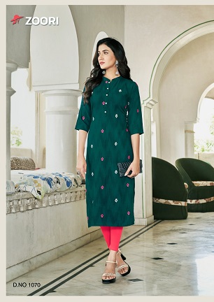 Zoori Akshara 12 Kurti Wholesale Catalog, Buy Full Catalog of Zoori Akshara 12 Kurti At Wholesale Price