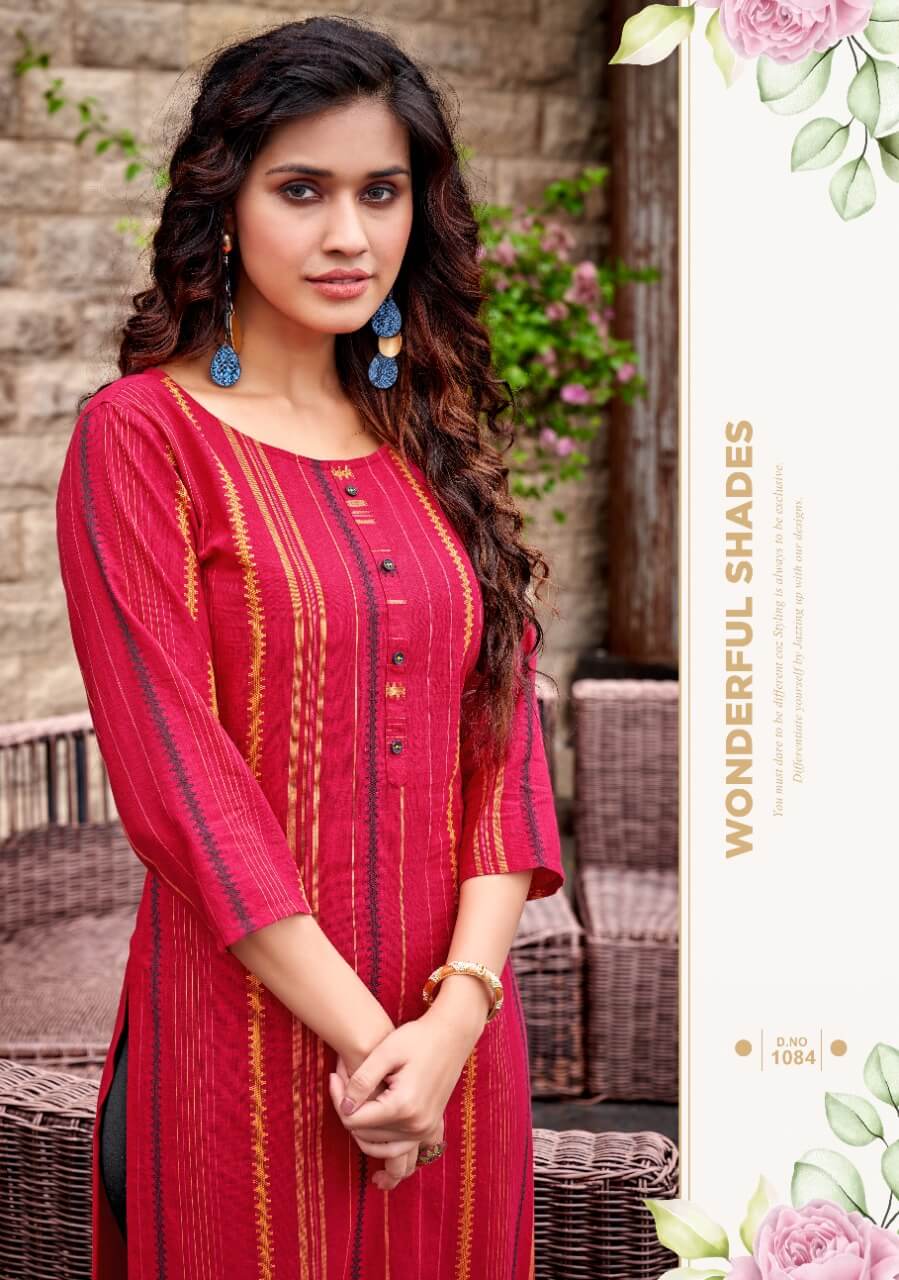 Zoori Akshara Vol 14 Rayon Print Kurti Wholesaler Catalog