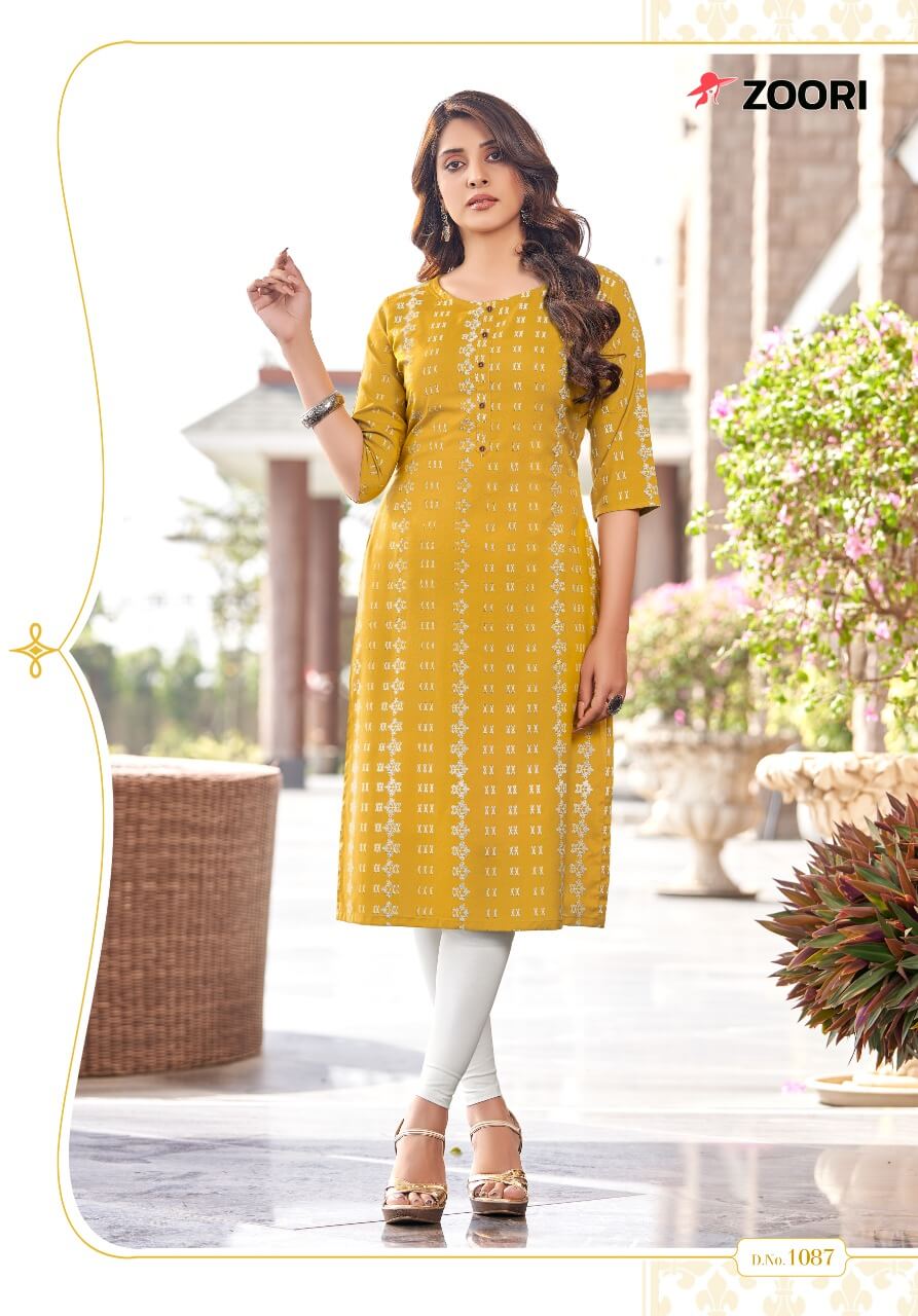 Zoori Akshara Vol 15 Rayon Kurtis Wholesale Catalog, Buy Full Catalog of Zoori Akshara Vol 15 Rayon Kurtis At Wholesale Price