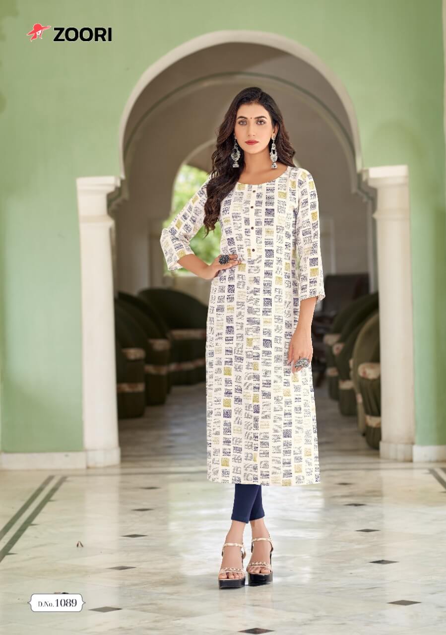 Zoori Akshara Vol 15 Rayon Kurtis Wholesale Catalog, Buy Full Catalog of Zoori Akshara Vol 15 Rayon Kurtis At Wholesale Price