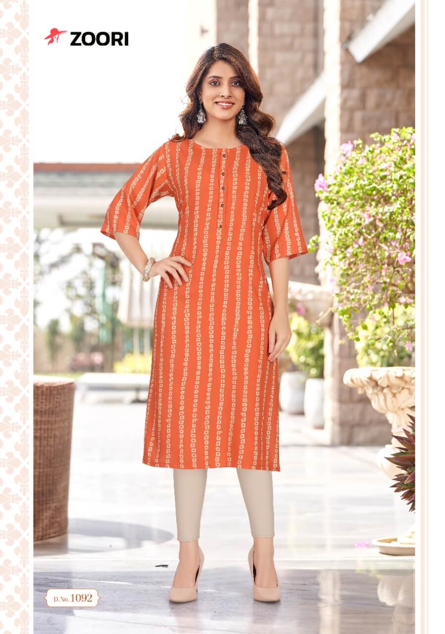 Zoori Akshara Vol 15 Rayon Kurtis Wholesale Catalog, Buy Full Catalog of Zoori Akshara Vol 15 Rayon Kurtis At Wholesale Price