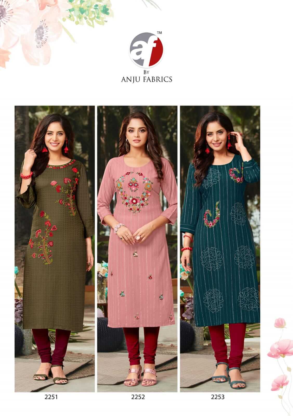 Anju Fabrics Crazy Vol 2 Kurtis Wholesale Catalog, Buy Full Catalog of Af Brand Crazy vol 2 Kurtis in Wholesale Price