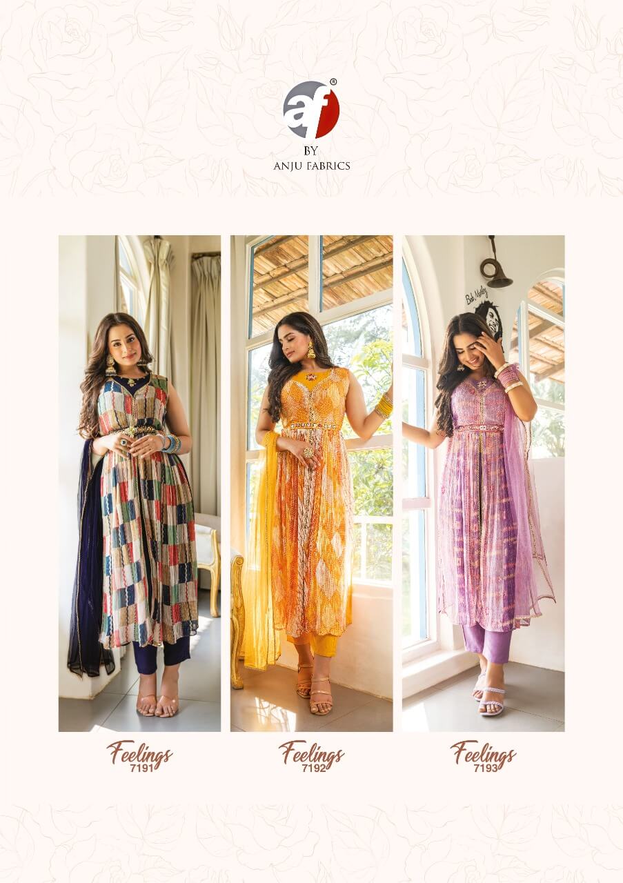 Af Feelings Designer Dress Catalog in Wholesale, Buy Af Feelings Designer Dress Catalog in Wholesale Price Online From Vadodara, Surat, Gujarat