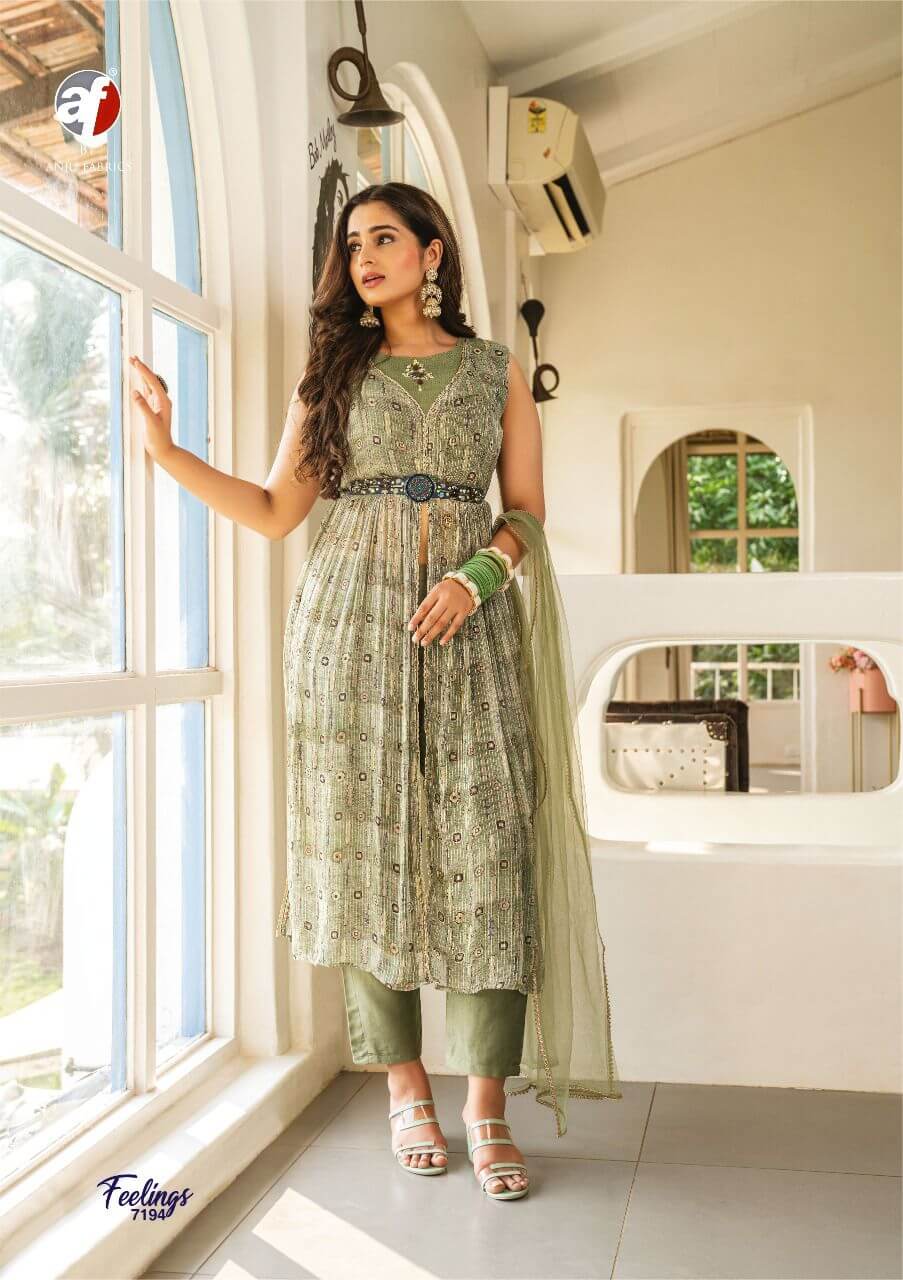 Af Feelings Designer Dress Catalog in Wholesale, Buy Af Feelings Designer Dress Catalog in Wholesale Price Online From Vadodara, Surat, Gujarat